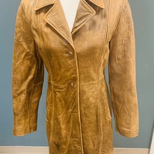 Vintage Rouge Reilly Olmec Distressed Brown Jacket